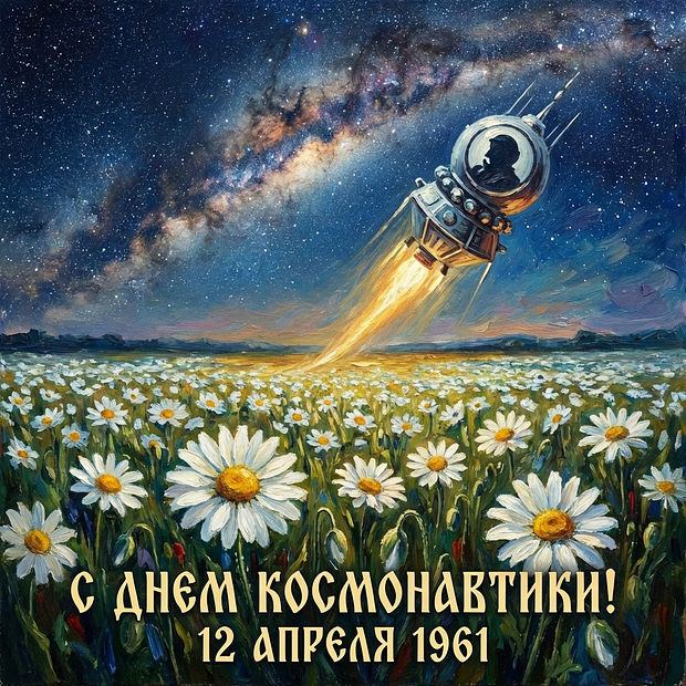 Картинка на День космонавтики