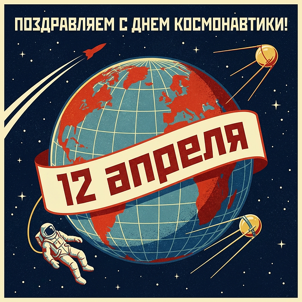 Бесплатная картинка на День космонавтики