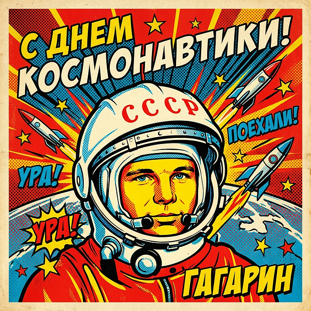 Бесплатная картинка на День космонавтики