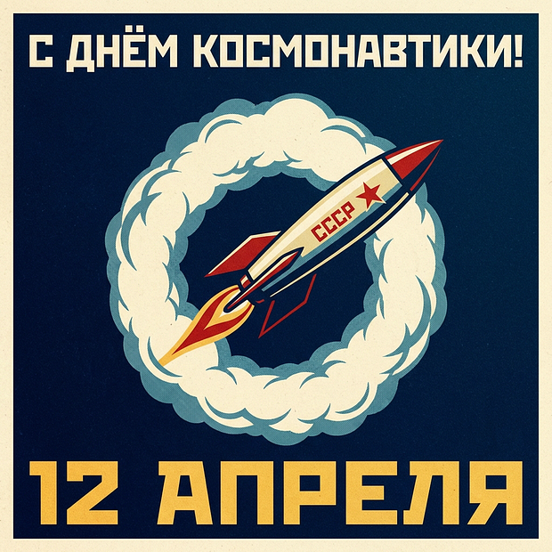 Бесплатная картинка на День космонавтики