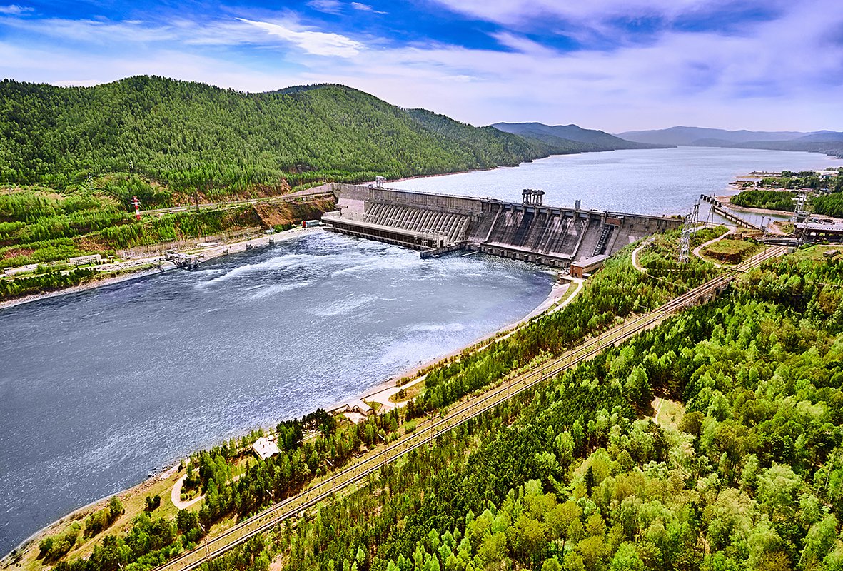 Красноярская ГЭС входит в десятку крупнейших в мире гидроэлектростанций