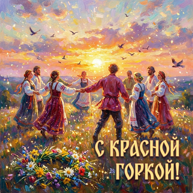 Красивая картинка с Красной горкой
