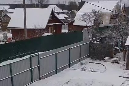 Российский город накрыло апрельской метелью