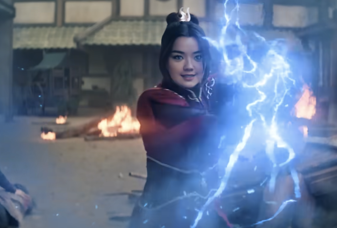 Элизабет Ю в роли дочери Озая, принцессы Азулы