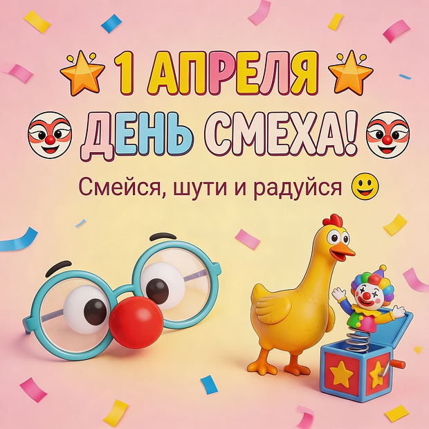 С 1 апреля вас!
