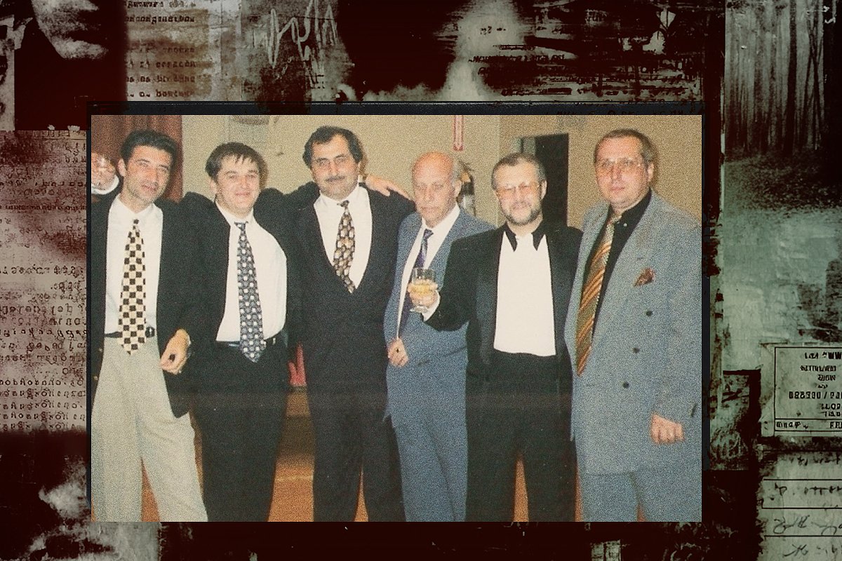 Слева направо: Нодар Фаризян (Ноно), Осман Кадиев, Владимир Корсунский (Володя Ташкентский), Вячеслав Иваньков (Япончик), Александр Тимошенко (Тимоха) в США