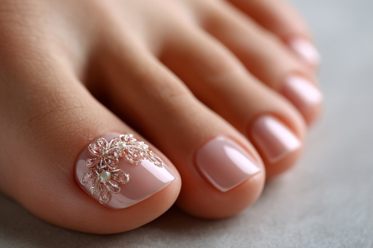 3D-дизайн на большом ногте