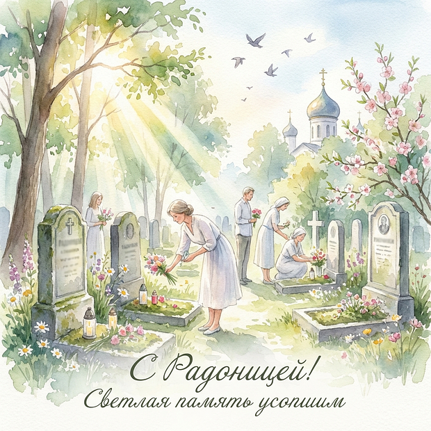 Красивая картинка с Радоницей
