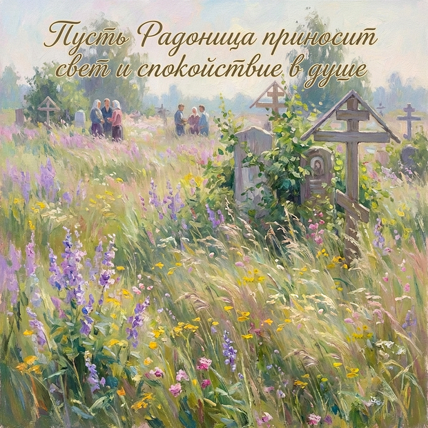 Бесплатная картинка на Радоницу
