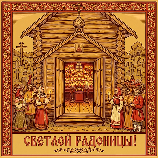 Скачать открытку на Радоницу
