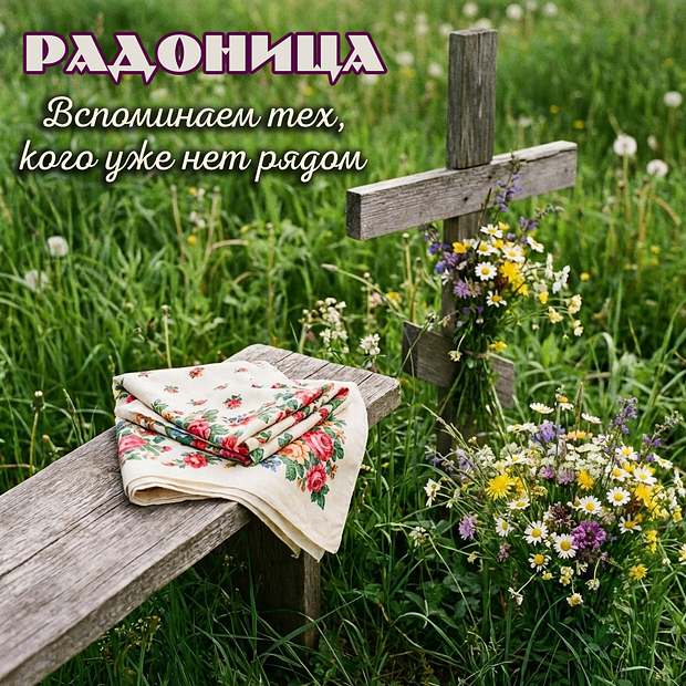 Картинка с душевными словами на Радоницу
