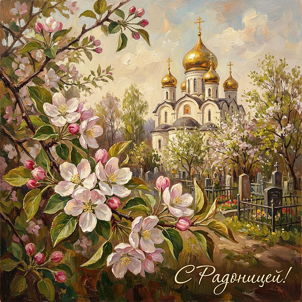 Скачать открытку на Радоницу
