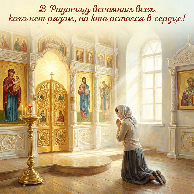 Картинка с Радоницей

