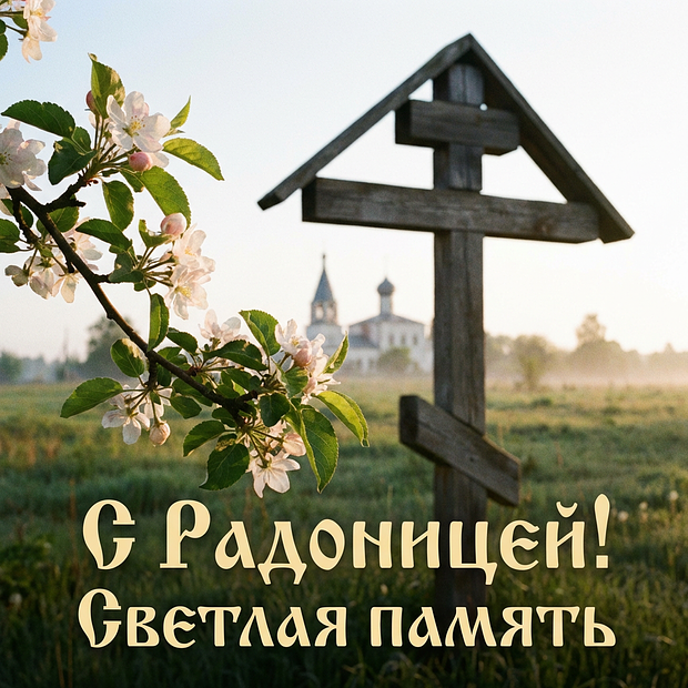 Светлая память! Открытка с душевными словами на Радоницу
