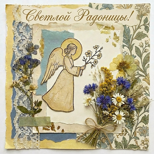 Бесплатная открытка с Радоницей
