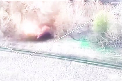 Российские военные показали мощное уничтожение средств передвижения ВСУ