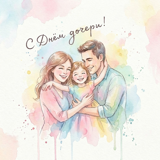 Открытка на День дочери
