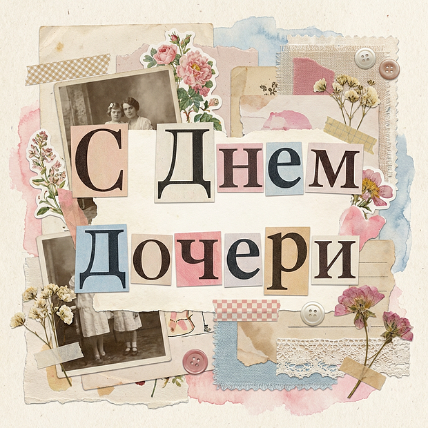 Открытка на День дочери 
