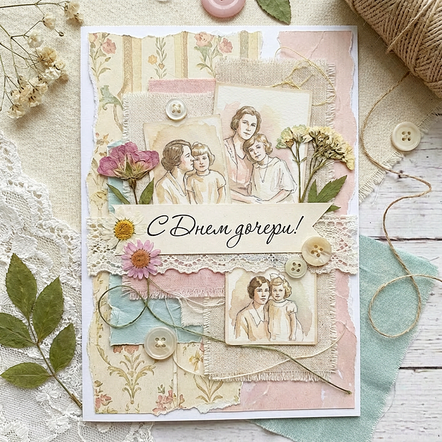 Картинка с Днем дочери