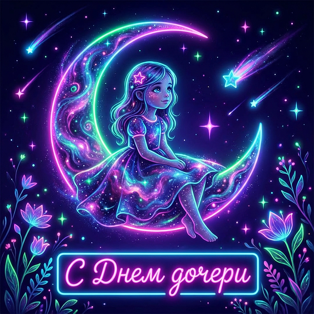 Картинка с Днем дочери