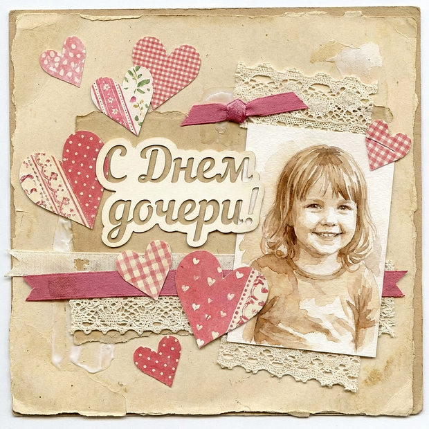 Картинка с Днем дочери
