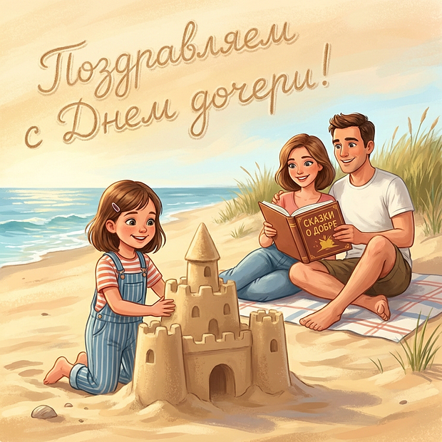 Картинка с Днем дочери