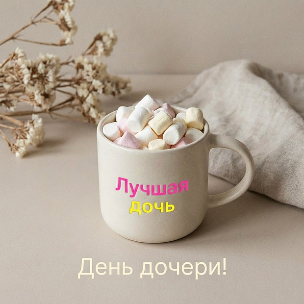 Открытка на День дочери

