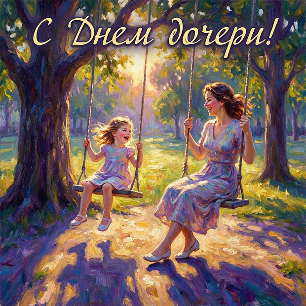 Картинка на День дочери
