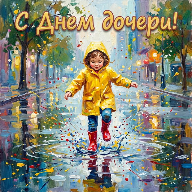 Картинка с Днем дочери