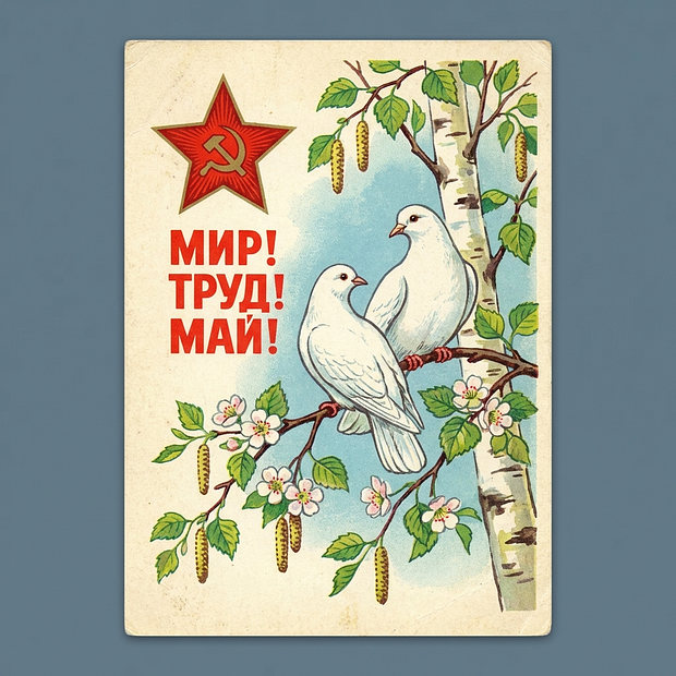 Красивая картинка с Первомаем
