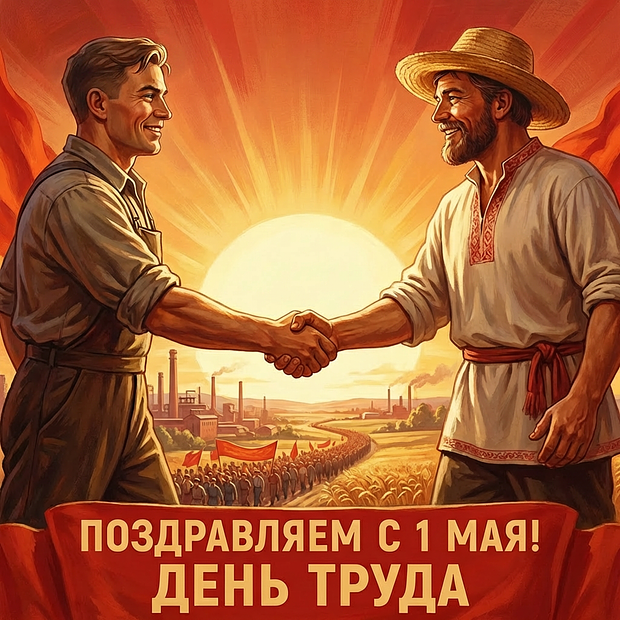 Картинка на Первомай
