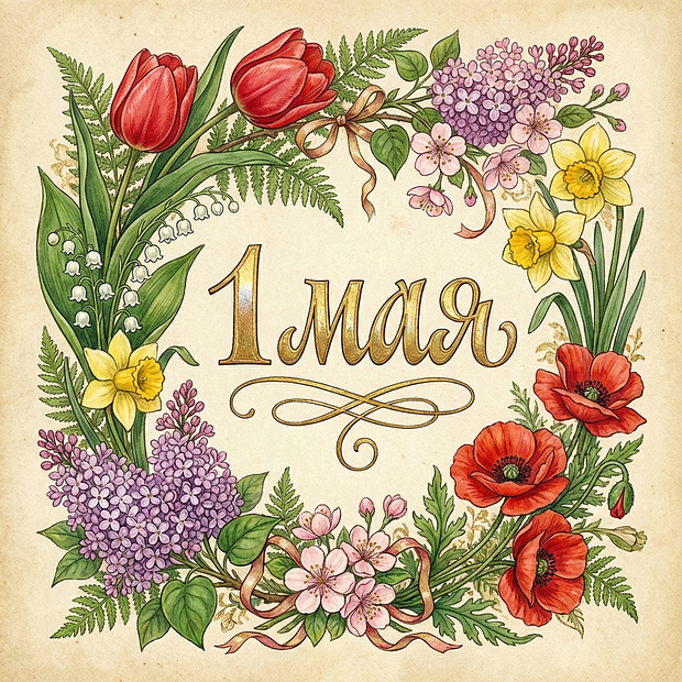 Картинка на Первомай
