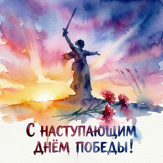 Картинка с пожеланиями с наступающим Днем Победы