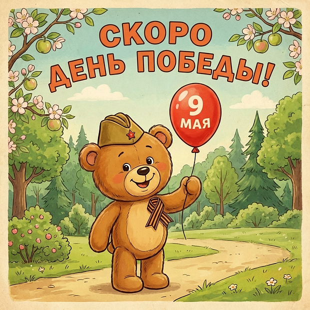 Картинка с наступающим Днем Победы

