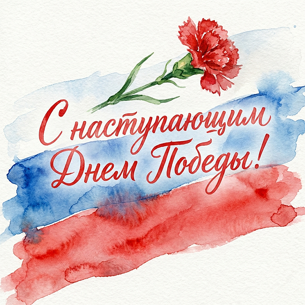 Открытка с наступающим Днем Победы
