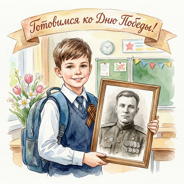 Картинка с пожеланиями с наступающим Днем Победы