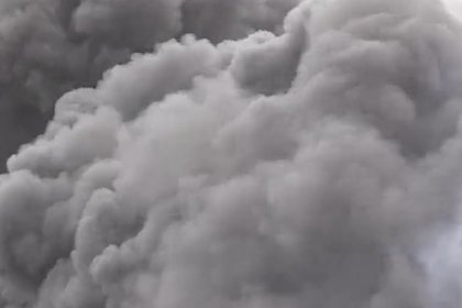 Опубликовано видео последствий российского удара по украинскому химическому заводу