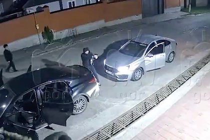 Перестрелка в российском регионе попала на видео