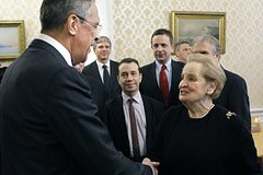 Сергей Лавров и Мадлен Олбрайт 