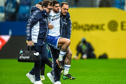 Футболист &laquo;Динамо&raquo; сломал ногу в матче РПЛ