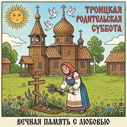 Картинка с душевными словами и крестом