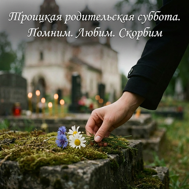 Бесплатная картинка на Троицкую родительскую субботу
