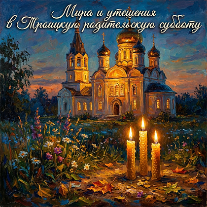 Красивая картинка с днем памяти и березами