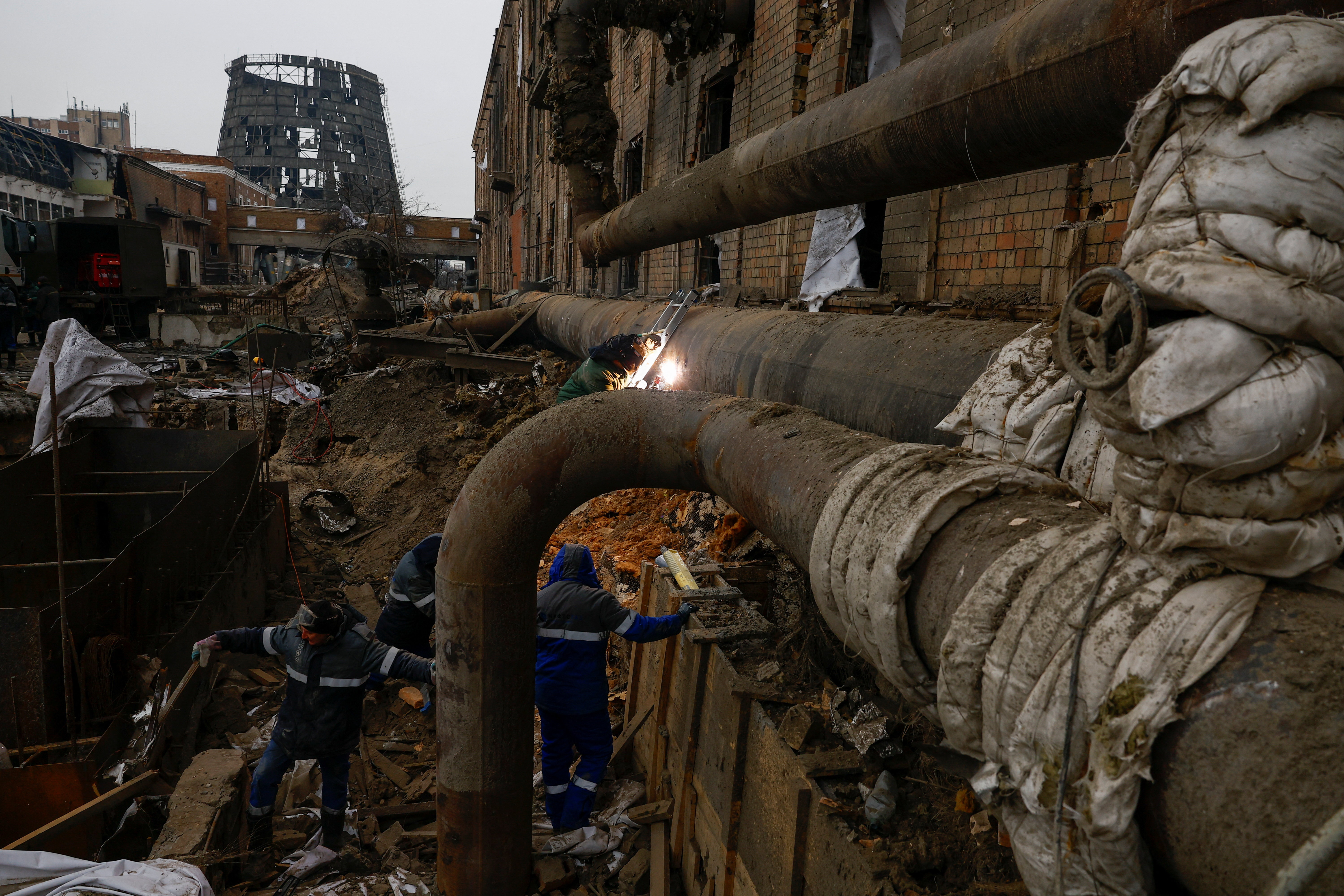 На&nbsp; Украине назвали сроки восстановление киевских ТЭЦ