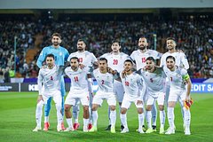 Иранские футболисты перед матчем отборочного турнира чемпионата мира по футболу 2026 