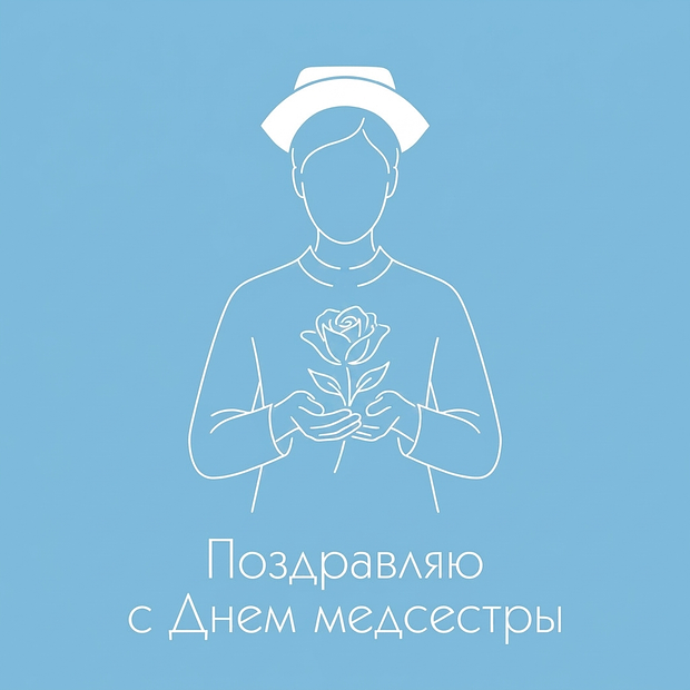 Бесплатная открытка с Днем медсестры
