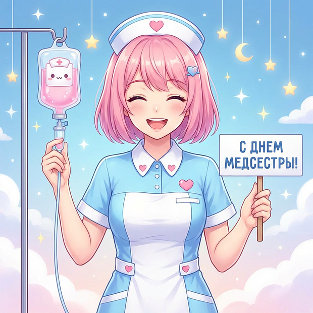 Скачать открытку на День медсестры
