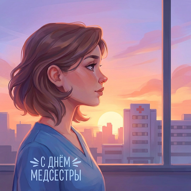 Красивая картинка с Днем медсестры
