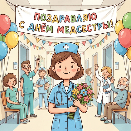 Картинка с Днем медсестры