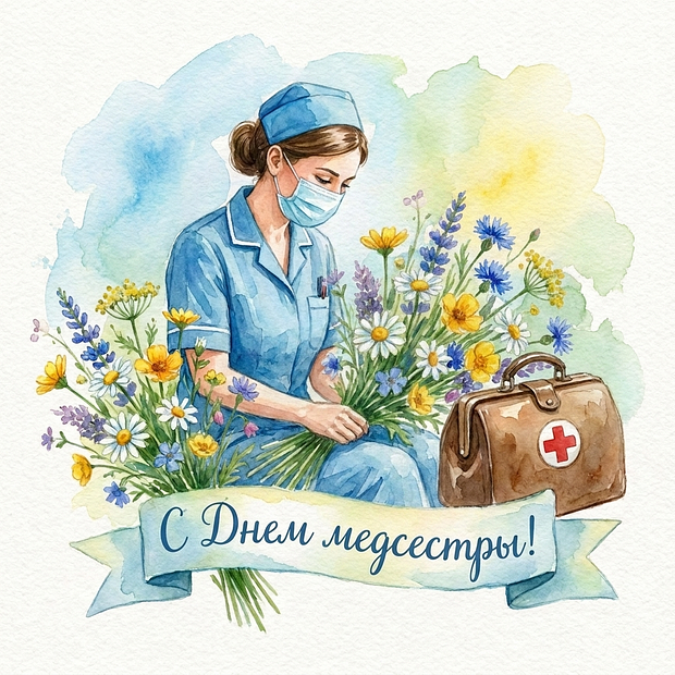 Красивая картинка с Днем медсестры